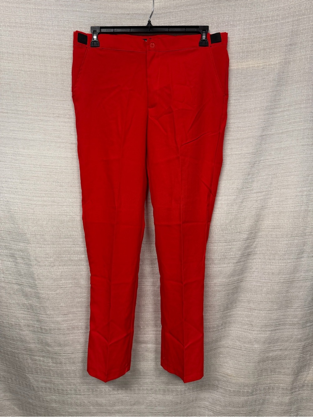 Tailored Red Men's Dress Pants – Slim Fit
